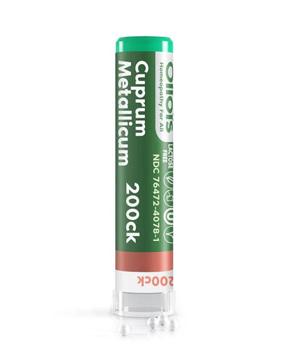 OLLOIS Cuprum Metallicum 200ck – Organic, Lactose-Free, Vegan Homeopathic Medicine (80 Pellets, Pack of 1)