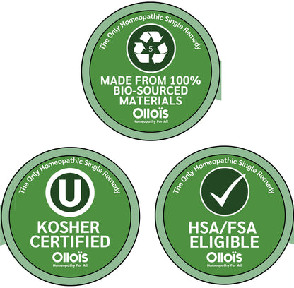 OLLOIS Essential Kit - 10 Organic, Lactose-Free, Vegan Homeopathic Remedies