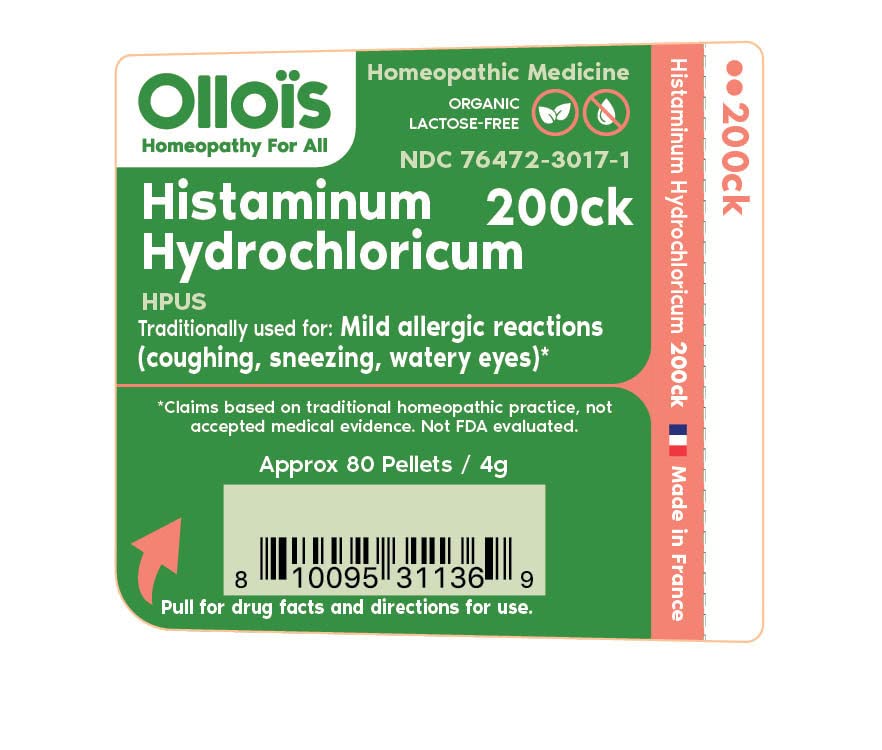 OLLOIS Histaminum Hydrochloricum 200ck - Organic, Lactose-Free, Vegan (80 Pellets)