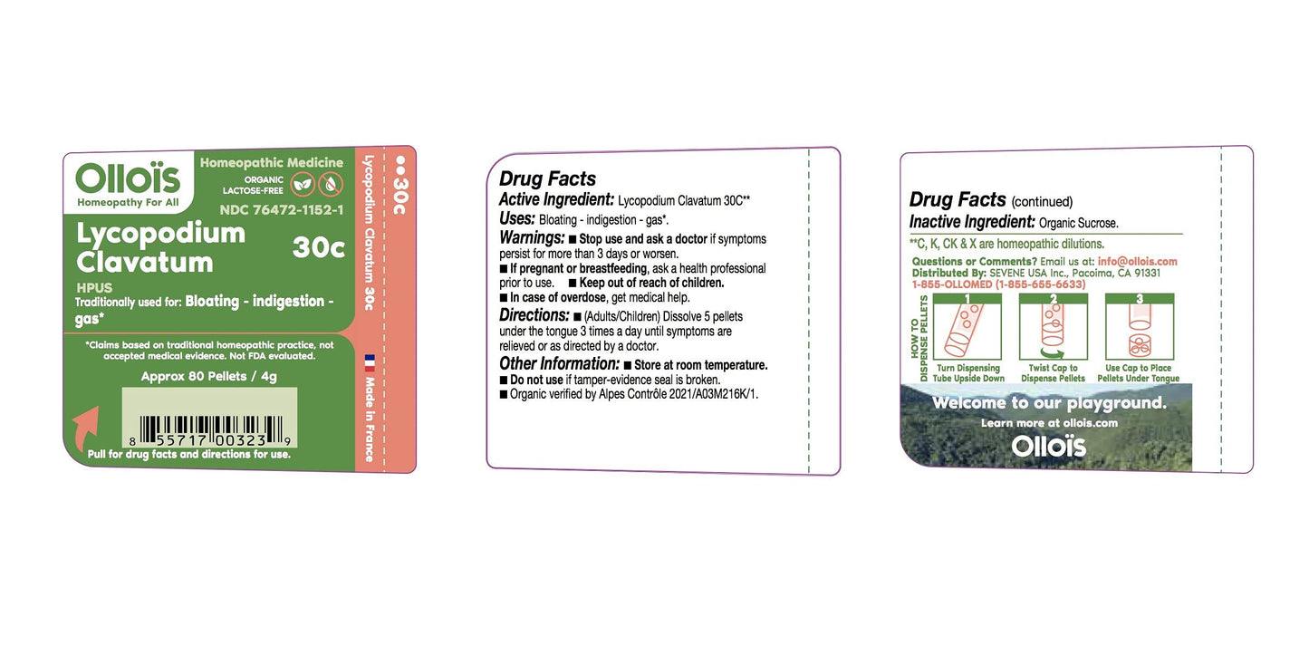 OLLOIS Lycopodium Clavatum 30C – Organic, Lactose-Free Homeopathic Medicine | 80 Pellets