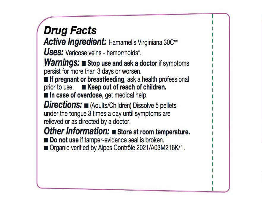 OLLOIS Hamamelis Virginiana 30c – Organic, Lactose-Free Homeopathic Medicine (80 Pellets)