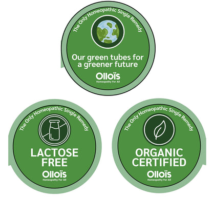 OLLOIS Argentum Nitricum 30C Organic – Lactose-Free Homeopathic Medicine, 80 Pellets