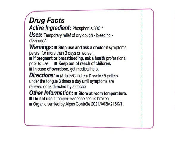 OLLOIS Phosphorus 30c Organic Homeopathic Medicine – Lactose-Free, Kosher (Pack of 3)