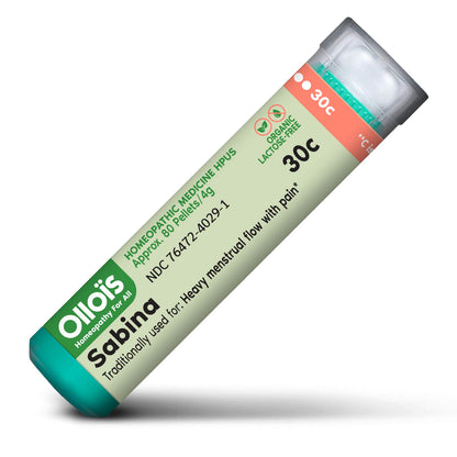 OLLOIS Sabina 30c – Organic, Lactose-Free, Vegan Homeopathic Medicine