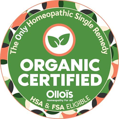 OLLOIS Spongia Tosta 200ck – Organic, Lactose-Free Homeopathic Medicine (80 Pellets)