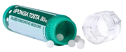 OLLOIS Spongia Tosta 30C – Organic, Lactose-Free Homeopathic Medicine | 80 Pellets