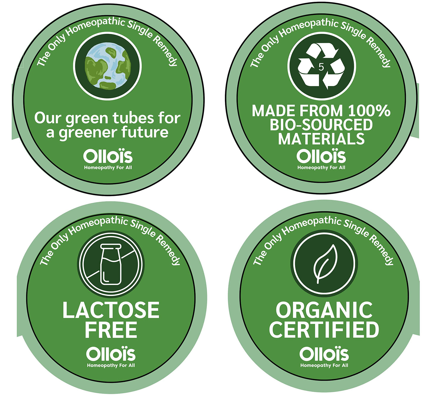 OLLOIS Stress & Sleep Kit - 5 Tubes | Organic Homeopathic Remedies