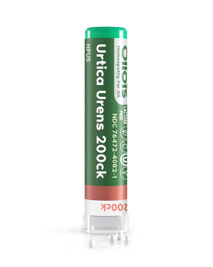 OLLOIS Urtica Urens 200ck Organic, Lactose-Free, Vegan, Homeopathic Medicine, 80 Pellets (Pack of 1)