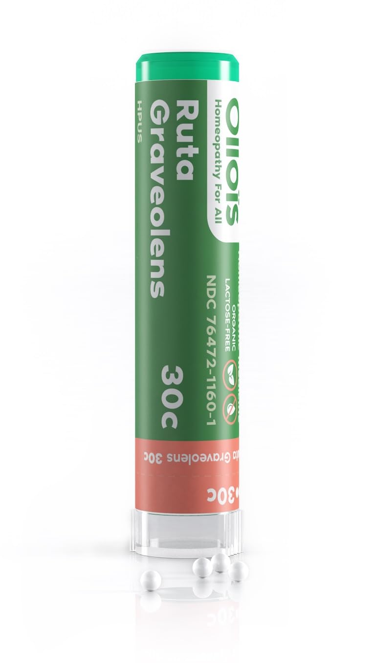 OLLOIS Ruta Graveolens 30c – Organic, Lactose-Free Homeopathic Medicine (80 Pellets, Pack of 1)