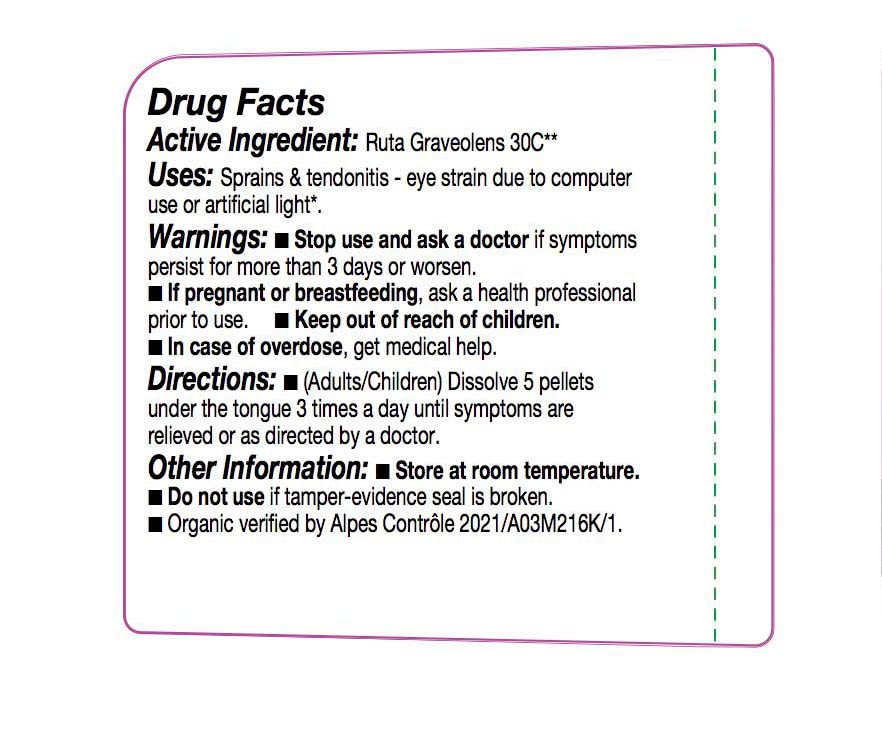 OLLOIS Ruta Graveolens 30c – Organic, Lactose-Free Homeopathic Medicine (80 Pellets, Pack of 1)