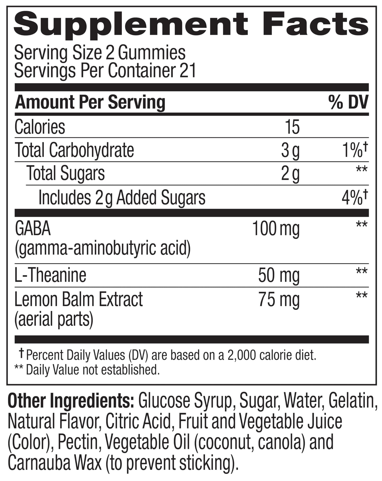 OLLY Goodbye Stress Gummy – GABA, L-Theanine, Lemon Balm (Berry) – 42 Count
