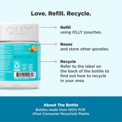 OLLY Kids Chillax Gummies – Calm Mood* (Magnesium & L-Theanine) - 50 Count