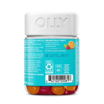 OLLY Kids Chillax Gummies – Calm Mood* (Magnesium & L-Theanine) - 50 Count