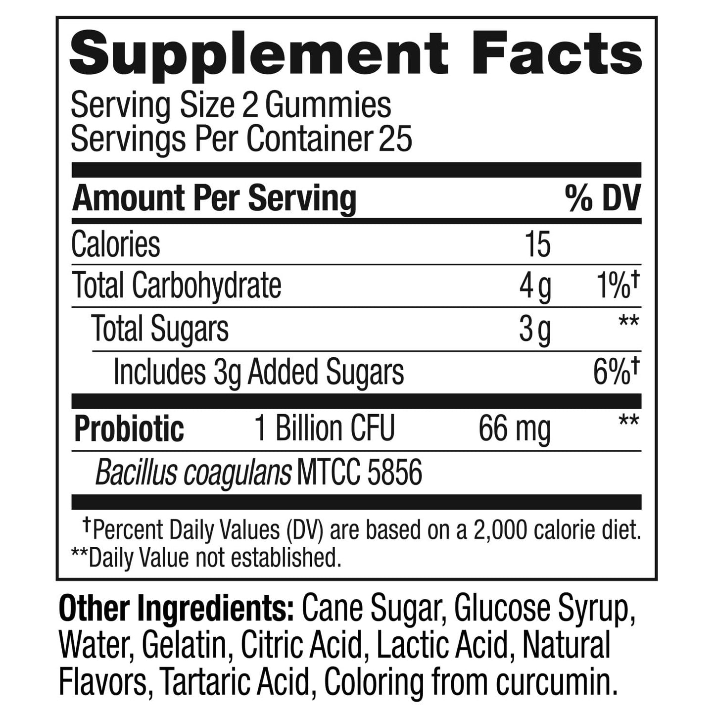 OLLY Probiotic Gummy Tropical Mango – 1B CFUs, Immune & Digestive Support, 50 Count