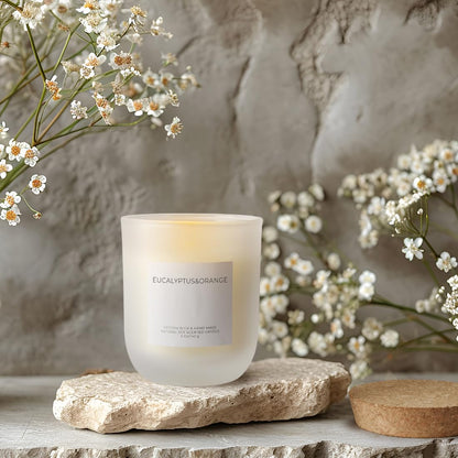 Olorvela Vanilla Soy Candle – 30-Hour, Highly Scented Home Fragrance & Gift