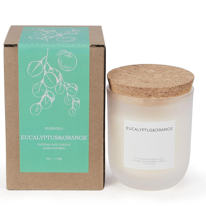 Olorvela Vanilla Soy Candle – 30-Hour, Highly Scented Home Fragrance & Gift