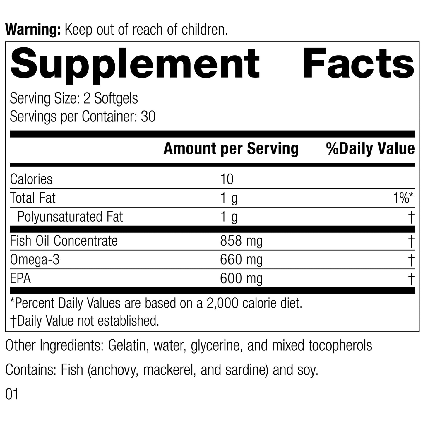 Standard Process Olprima EPA 60 Softgels | Omega-3 EPA (Triglyceride Form)