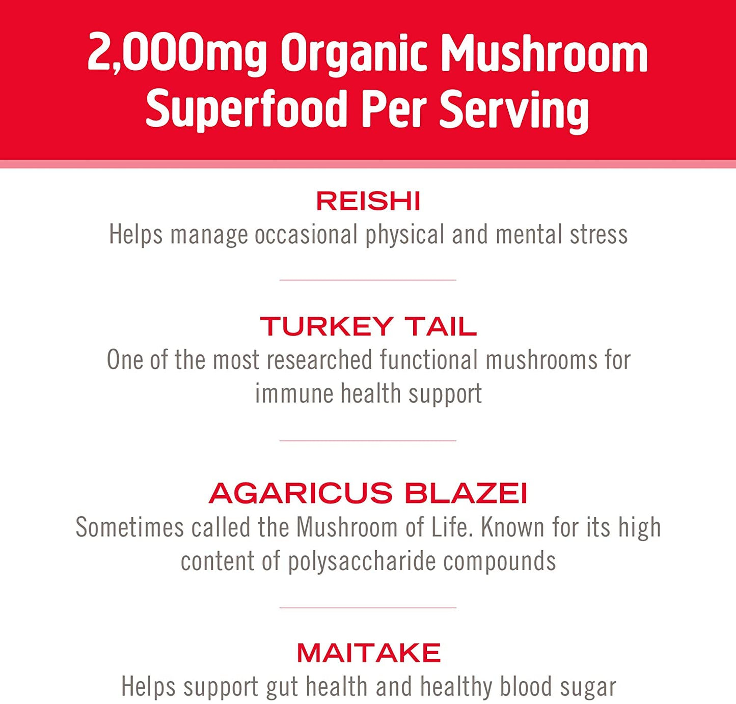 Om Mushroom Immune Defense – Vegan Capsule Supplement (90 Count)