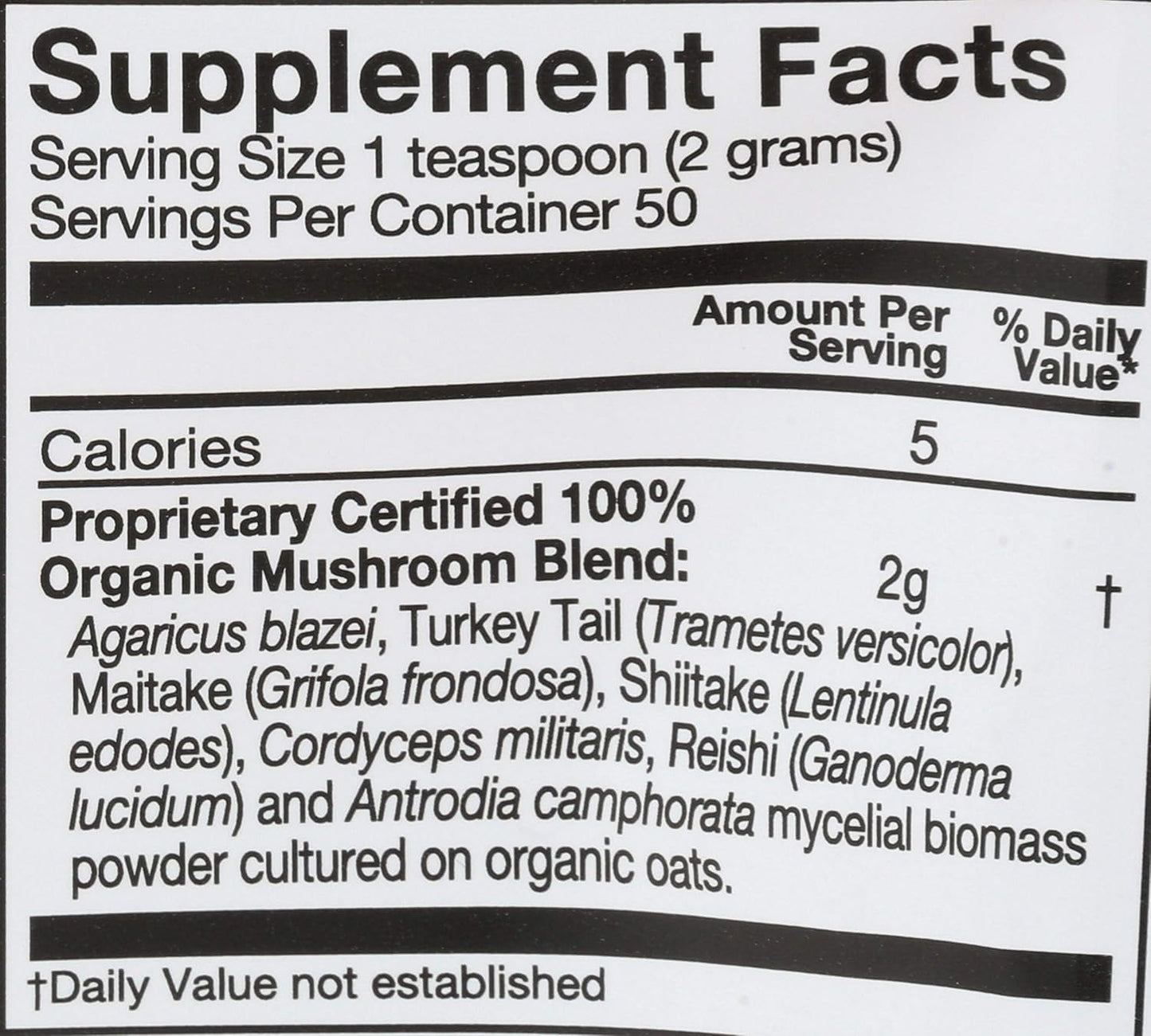 OM Mushroom Superfood Immune Blend Powder – Reishi & Turkey Tail, 3.5 oz, Daily Immune Support