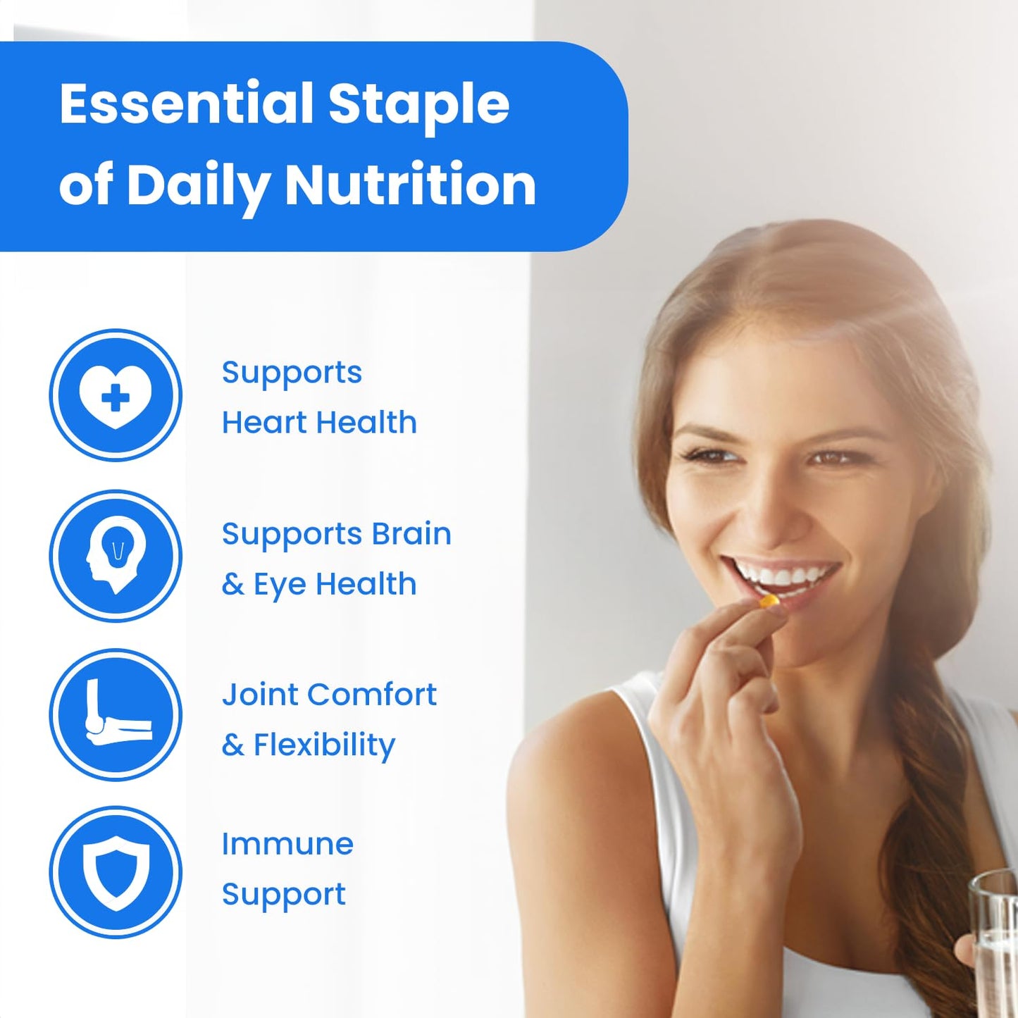 Triple Strength Omega-3 Fish Oil 3600 mg | 180 Softgels | Burpless, Wild-Caught | EPA & DHA | Lemon Flavor