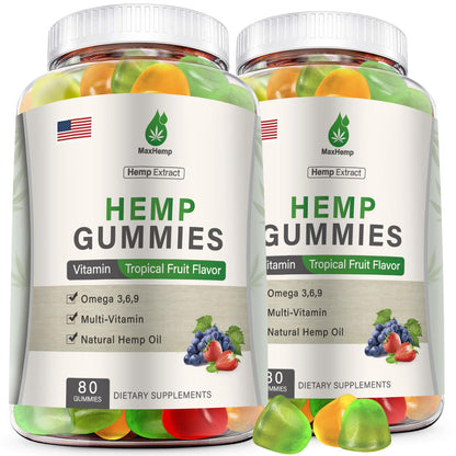 Omega 3-6-9 Gummies 2-Pack for Adults | Gummy Vitamin Blend