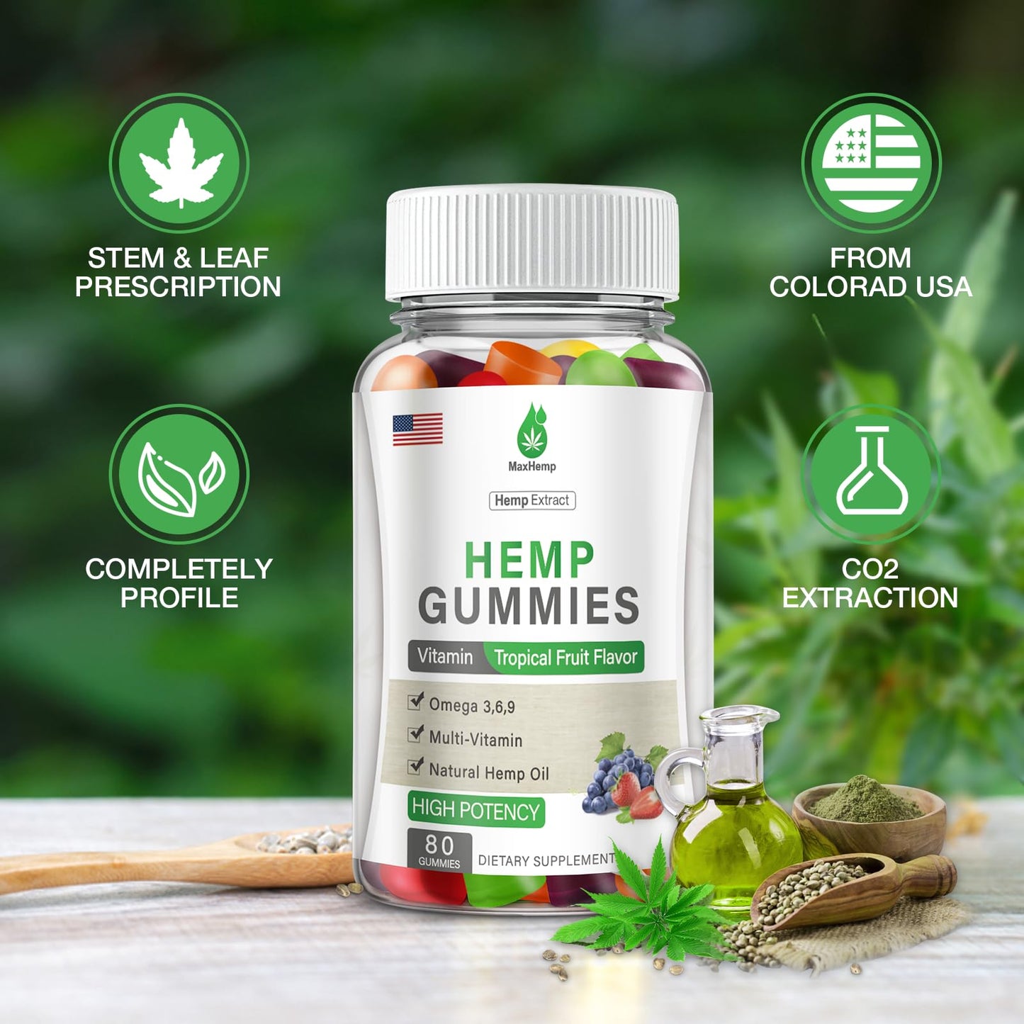 Omega 3-6-9 Gummies 2-Pack for Adults | Gummy Vitamin Blend