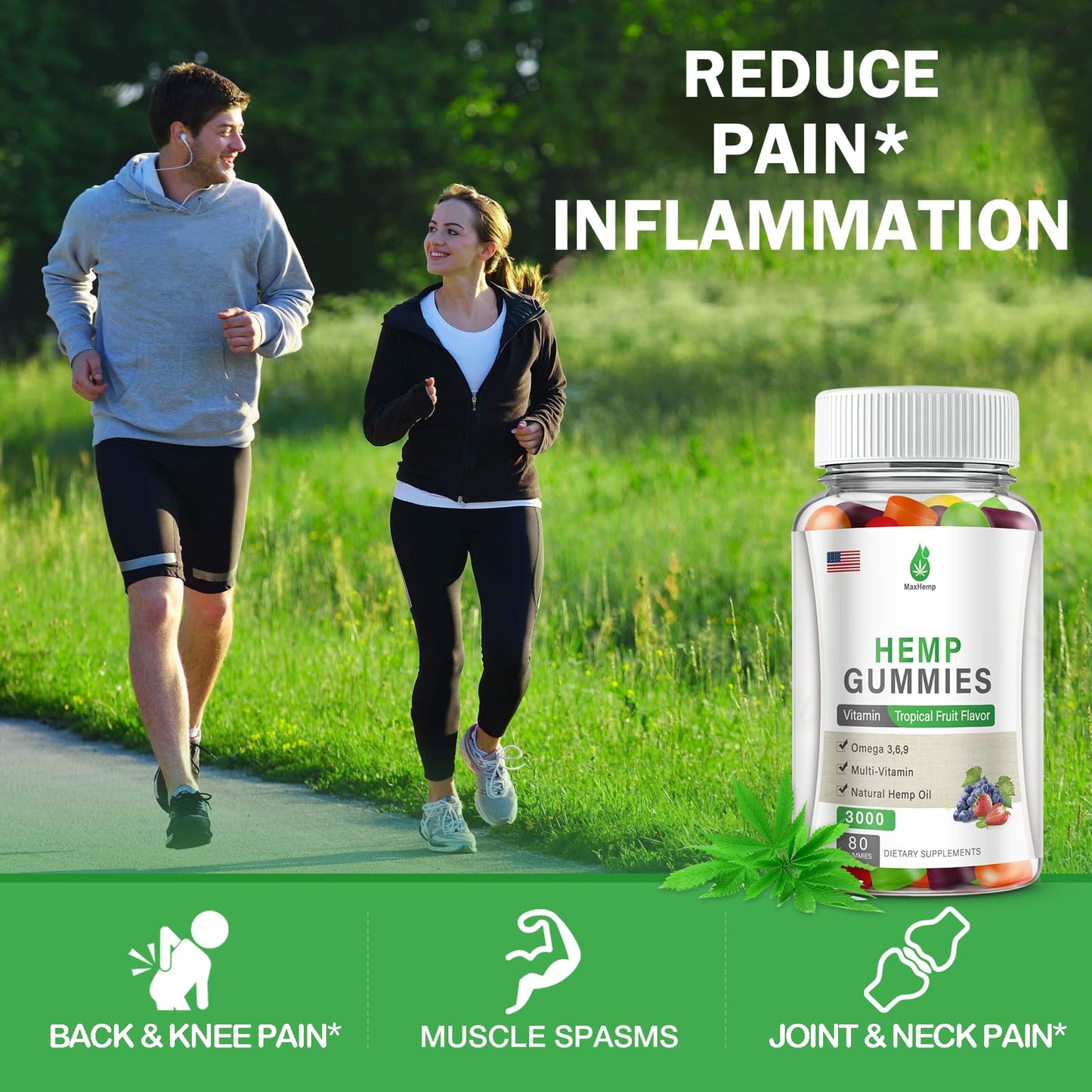 Omega 3-6-9 Gummies 2-Pack for Adults | Gummy Vitamin Blend