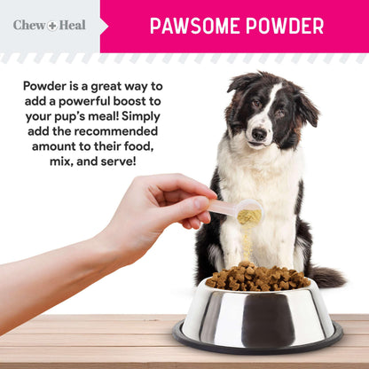 Omega 3 Dog Powder for Skin & Coat – 5.4 oz, Made in USA