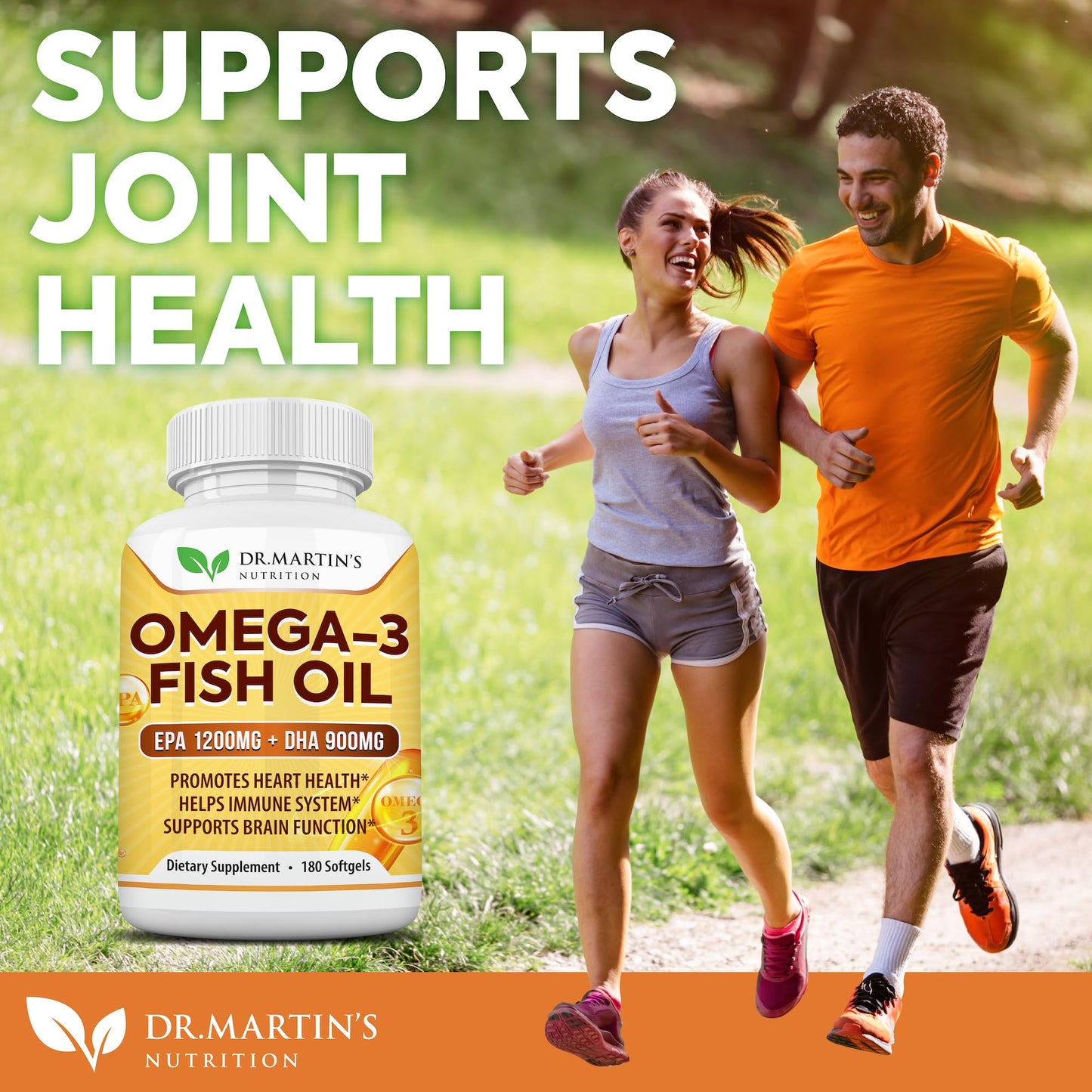 Omega 3 Fish Oil 3750mg Triple Strength – EPA 1200mg + DHA 900mg | Burpless Softgels