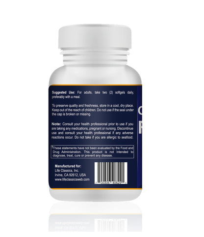 Your Nutritionist Omega-3 Fish Oil 1000mg – 120 Softgels, Heart Health