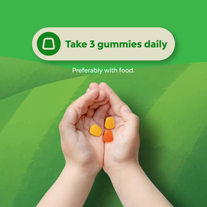 Omega DHA Gummies for Kids — Vegan Omega 3-6-9 with DHA, Brain & Vision