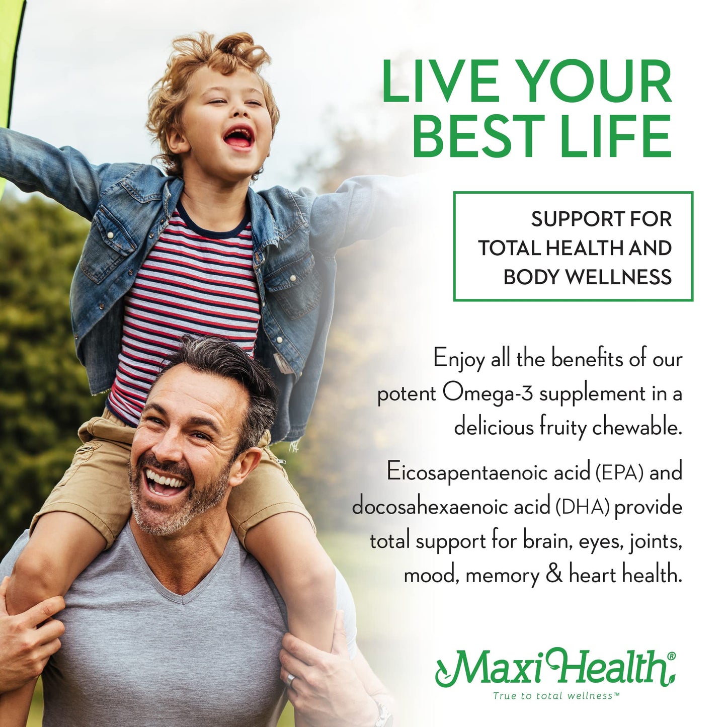 Maxi Health Omega Yums 1000 – Kid-Friendly Fruity Burst Omega-3 Gummies (110 Softgels) | Kosher