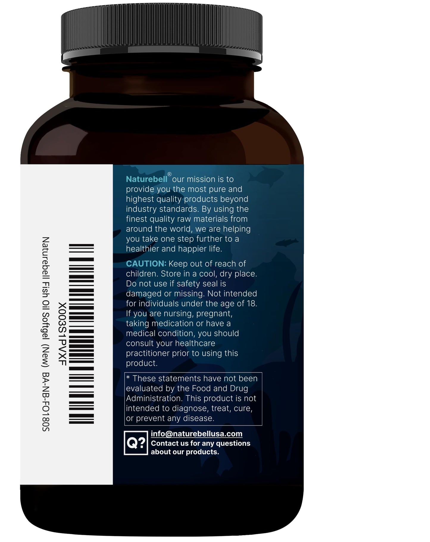 Omega 3 Fish Oil 4200mg – 180 Burpless Softgels | EPA 1200mg DHA 900mg | Lemon
