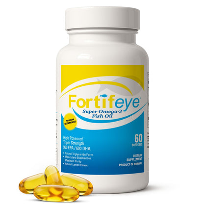 Omega 3 Fish Oil 60 Count 1600 mg - Made in Norway | High Potency TG EPA DHA