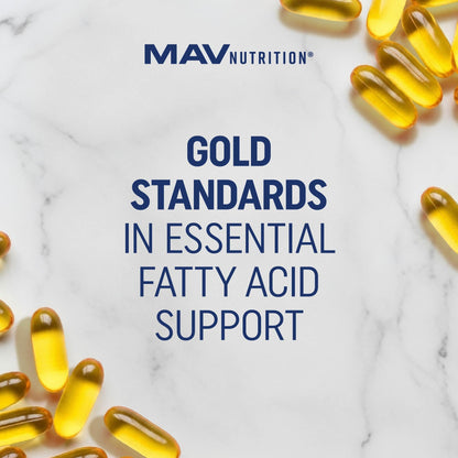 Omega 3 for Women - Fish Oil + Evening Primrose | 600mg Omega-3 + 800mg Evening Primrose | 120 Ct