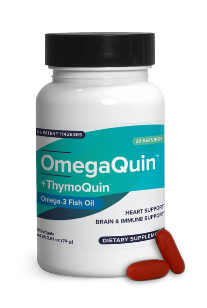 OmegaQuin High Potency: Heart, Brain & Joint Support | Black Seed + Fish Oil