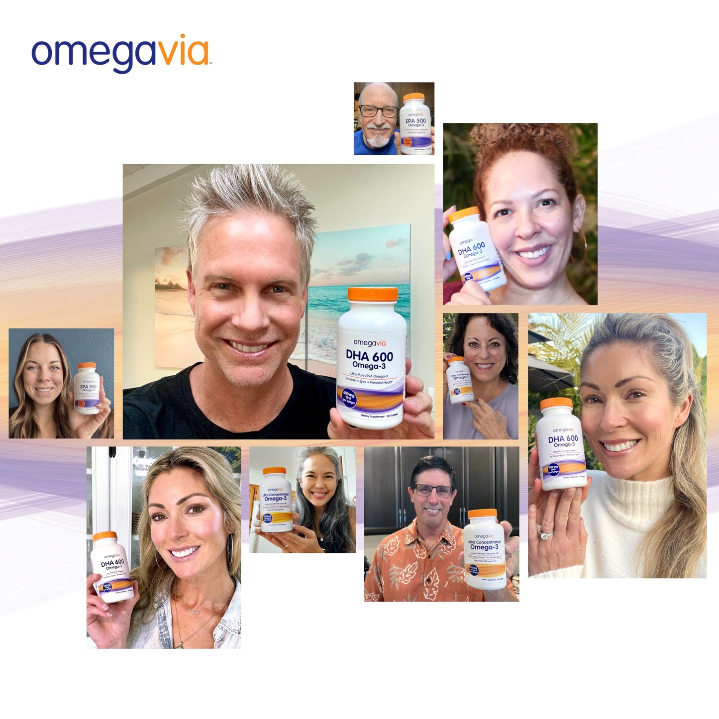 OmegaVia DHA 600 mg – Ultra Pure DHA for Brain & Eyes, Burpless, IFOS Tested, 120 Softgels