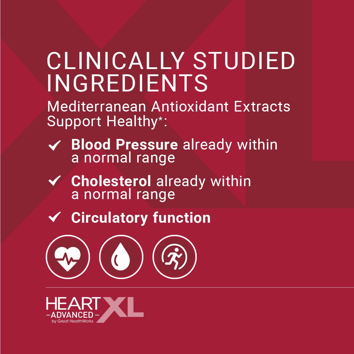 OmegaXL HeartXL Advanced - Heart Health Supplement (60 Capsules)