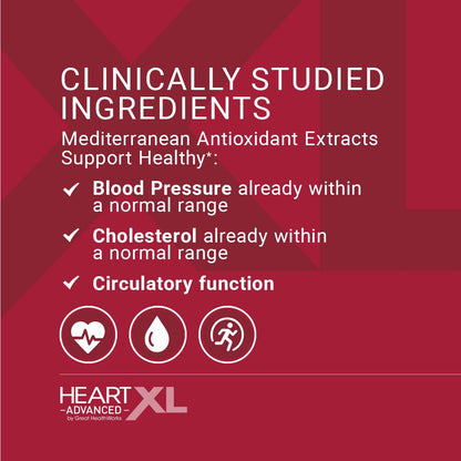 OmegaXL HeartXL Advanced - Heart Health Supplement (60 Capsules)