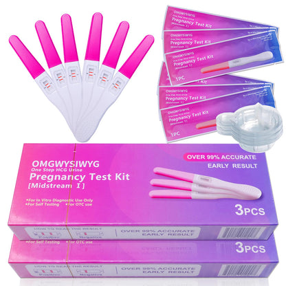 OMGWYSIWYG Pregnancy Test Sticks – 6 Count, 99%+ Accuracy