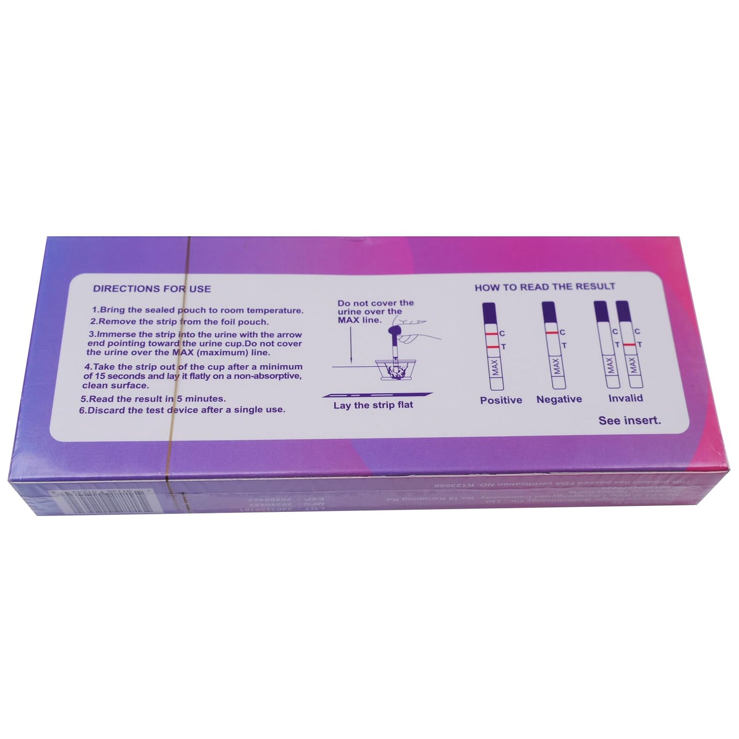 [5 Pack] OMGWYSIWYG Pregnancy Test Strips Bulk – HCG Early Detection, Easy at Home