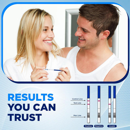 [5 Pack] OMGWYSIWYG Pregnancy Test Strips Bulk – HCG Early Detection, Easy at Home
