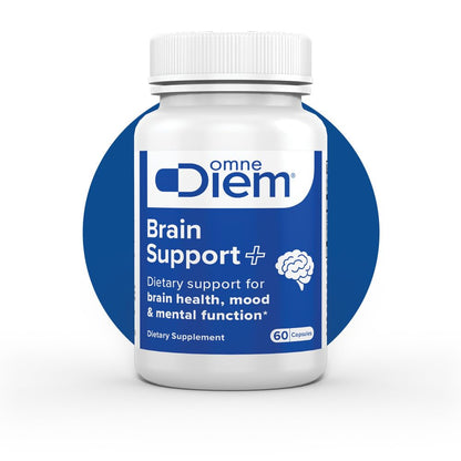 Omne Diem Brain Support with Cerenx and MecobalActive | 60 Capsules – Brain Health & Mood