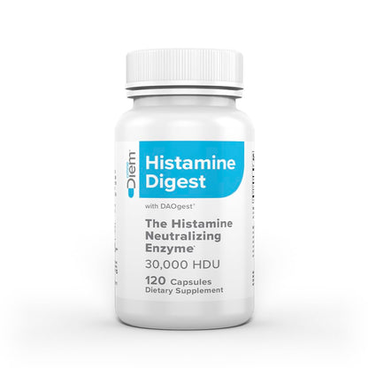 Omne Diem Histamine Digest DAO 30,000 HDU – 120 Caps for Histamine Support