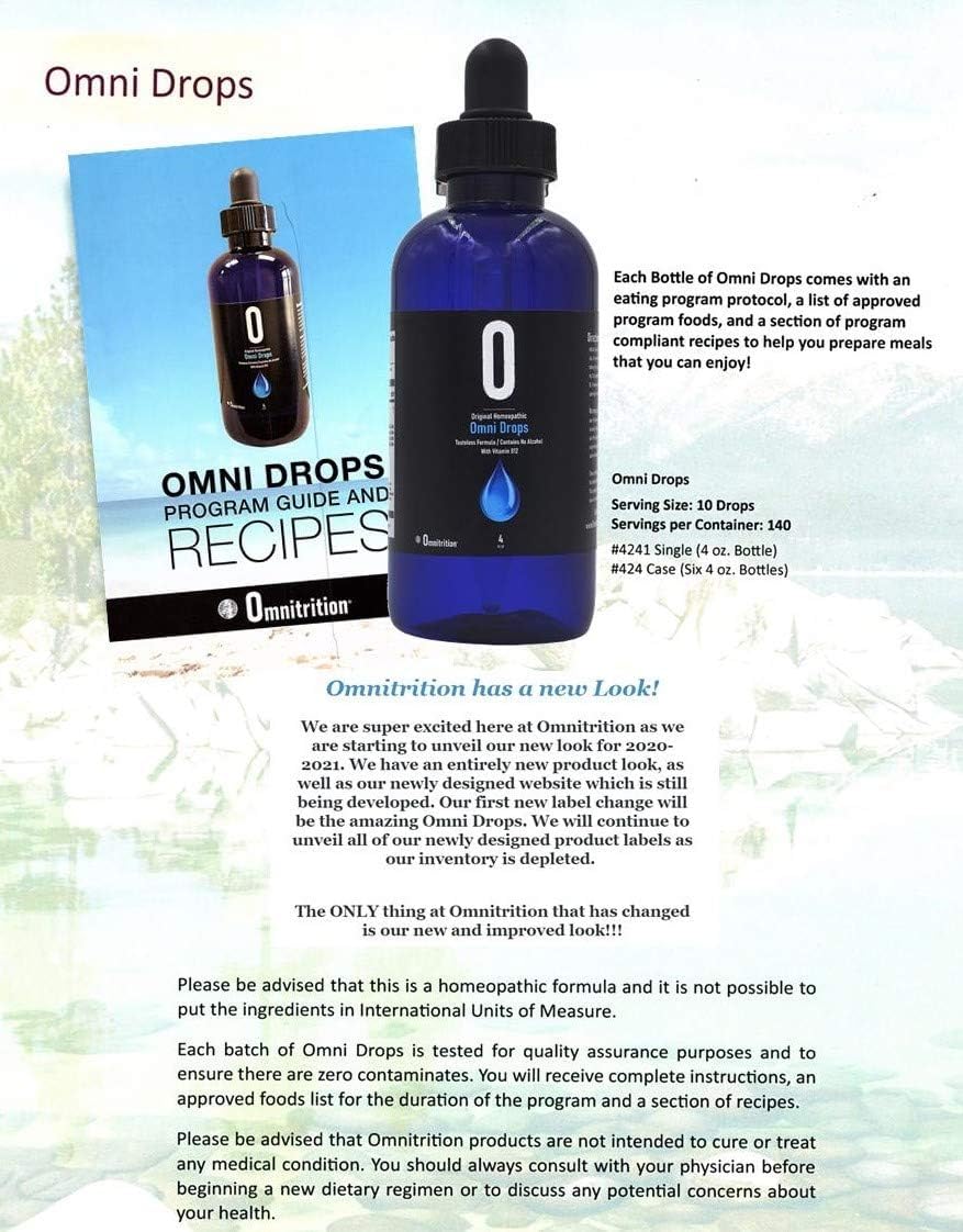 Omni Drop Program – Authentic Omnitrition Basic Bundle | 4 oz Drops + Guide