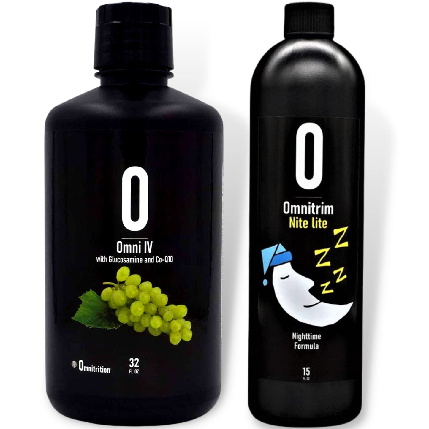 Omnitrition AM & PM Bundle: Omni IV Liquid Vitamin with Glucosamine + OmniTrim Nite Lite