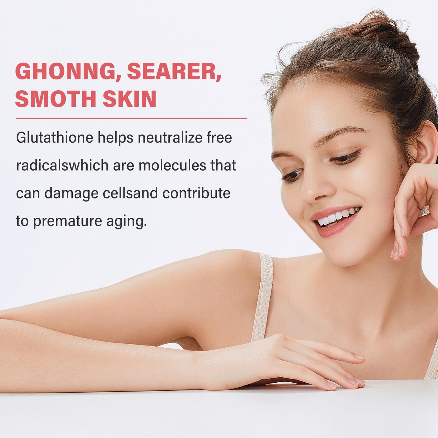 OMOGS Glutathione & NAC Supplement – Liver Health, Antioxidant Support | Vegan & Gluten-Free
