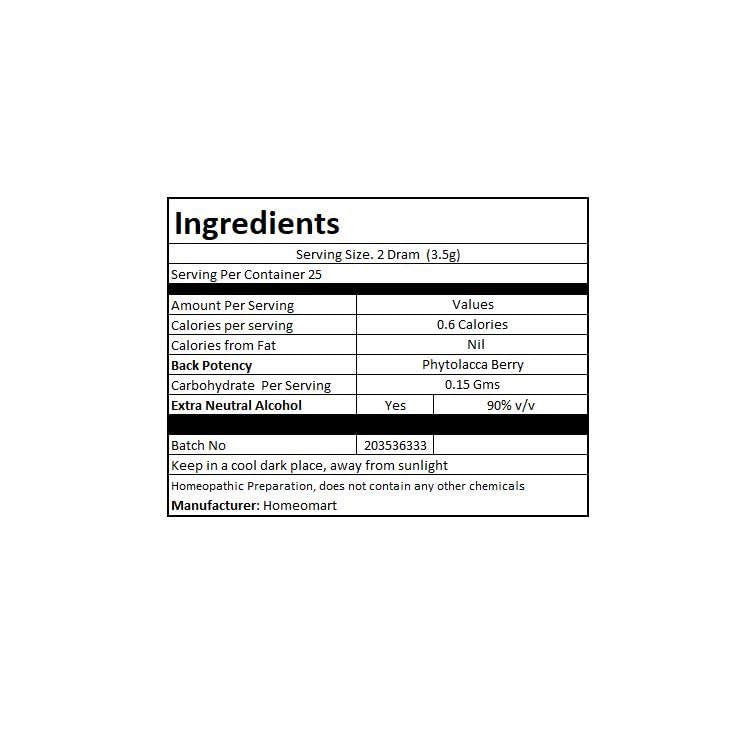 Phytolacca Berry Homeopathy Pellets 200C Potency – Pack of 2 | Homeomart