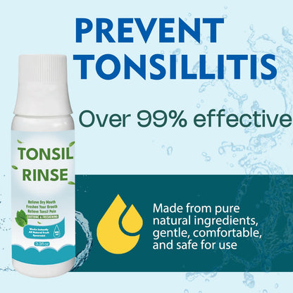 Tonsil Stone Mouthwash – Natural Oral Rinse for Bad Breath & Dry Mouth (100 ml)
