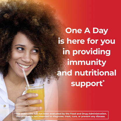One A Day Triple Immune Support Complete Multivitamin – Vitamin C, D & Zinc (100 Count)